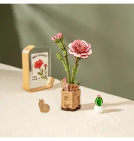 Hands Craft Pink Carnation