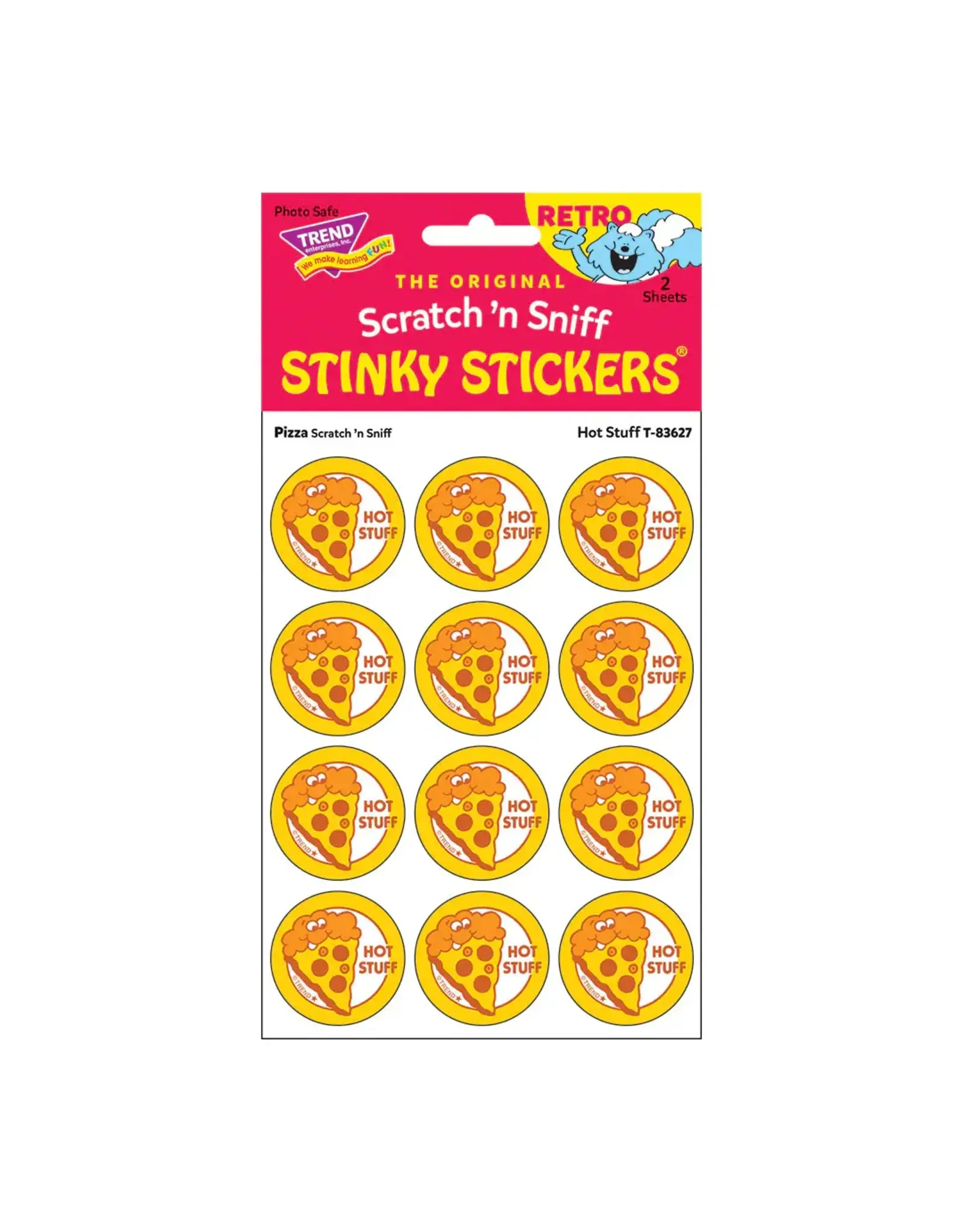 Stinky Stickers: Hot Stuff (Pizza Scent)