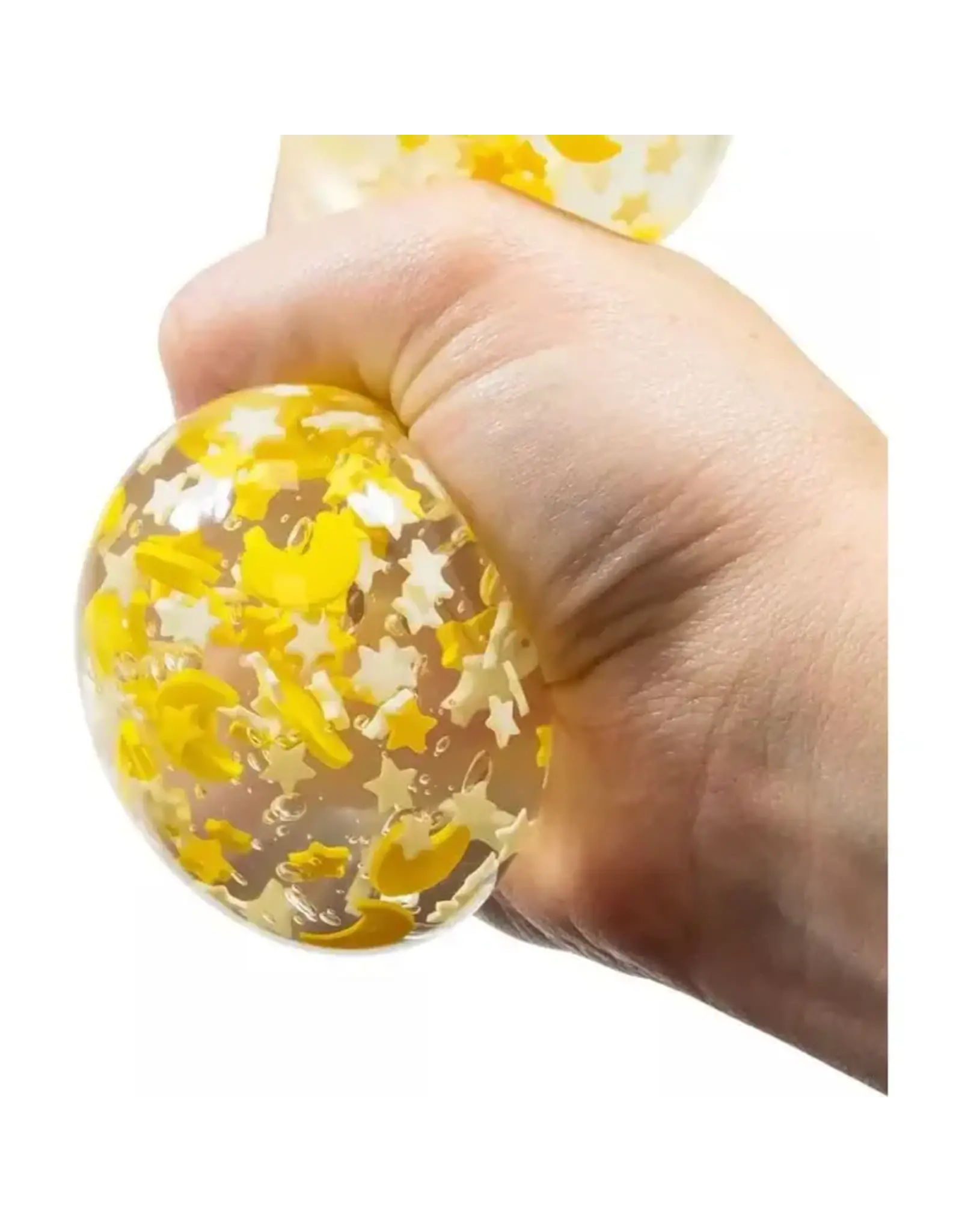 Glow in the Dark Moon & Stars Squish Ball