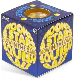 Glow in the Dark Moon & Stars Squish Ball