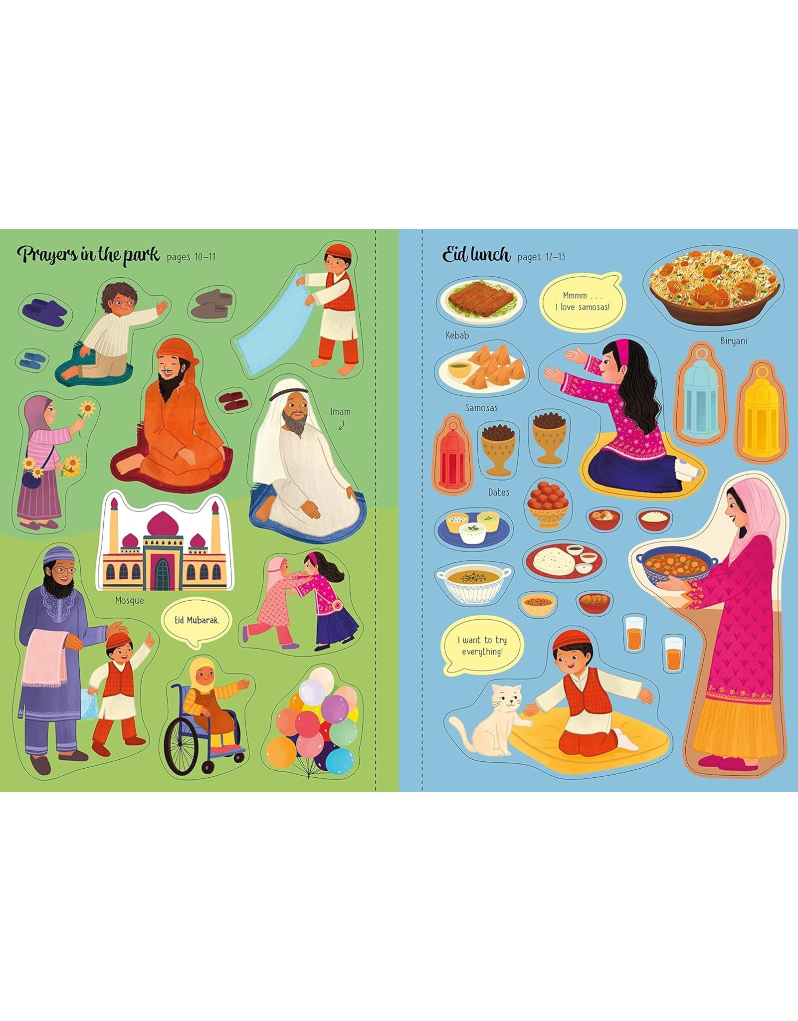 Usborne Little First Stickers Eid