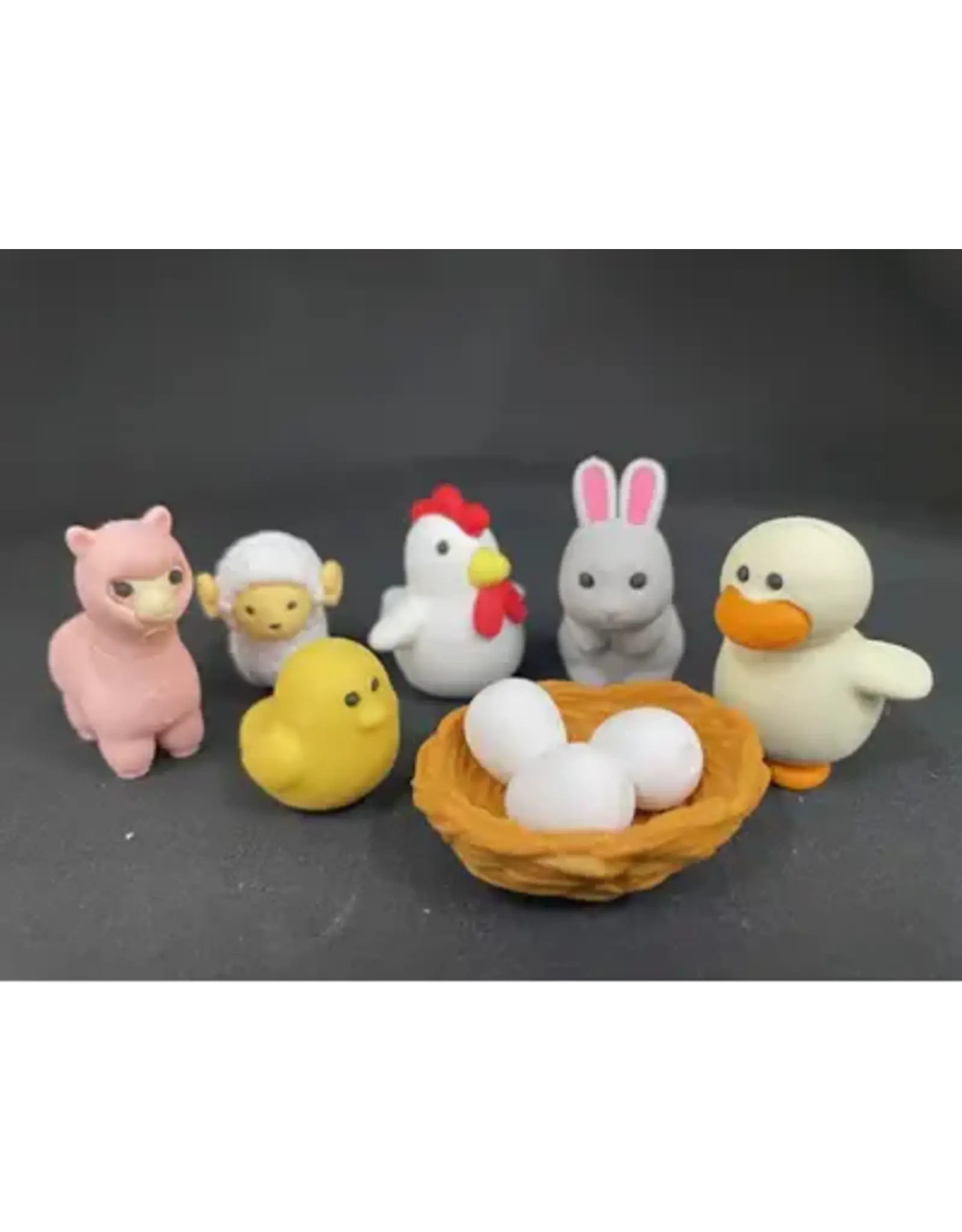 Chicken and Friends Eraser
