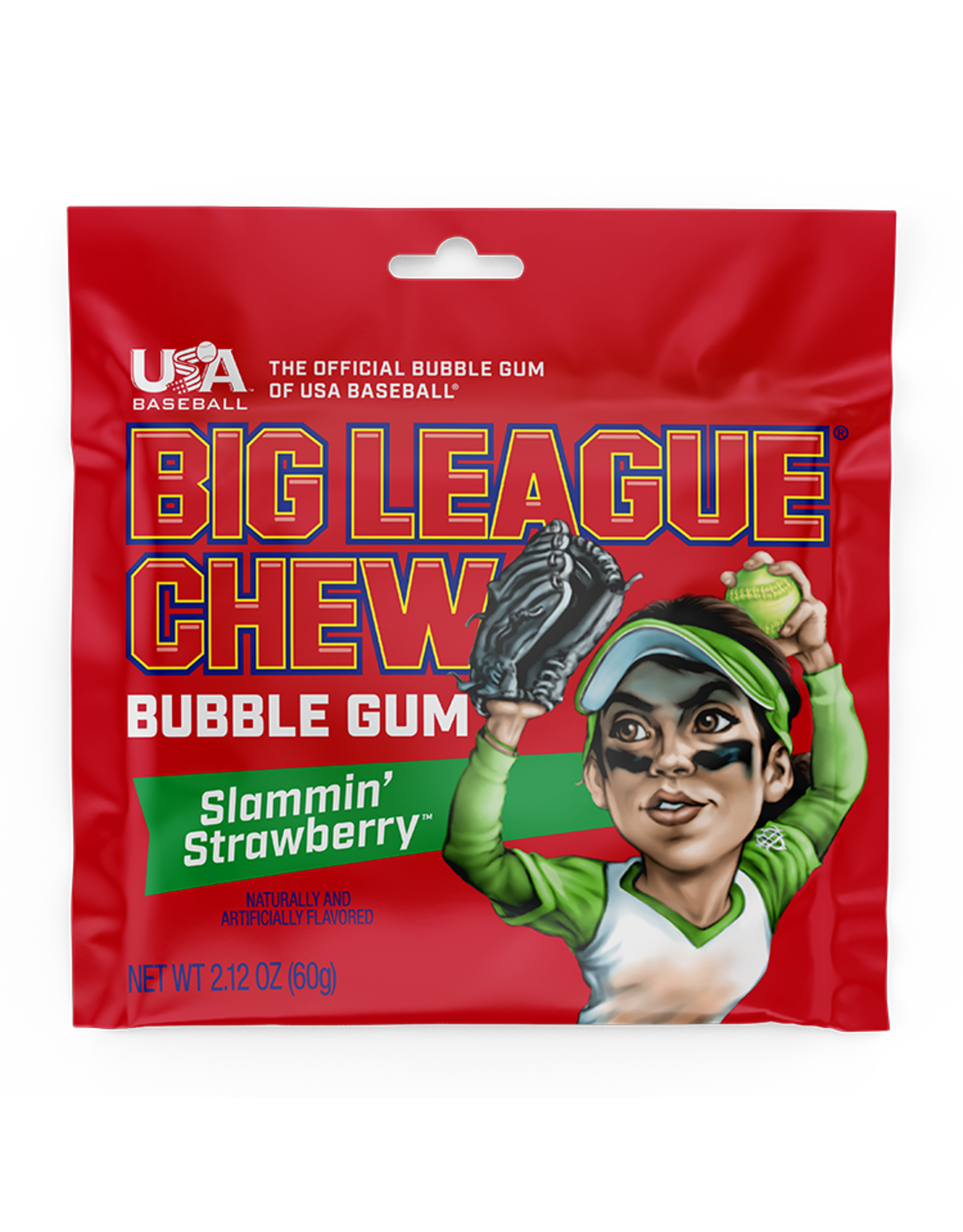Big League Chew Slammin' Strawberry