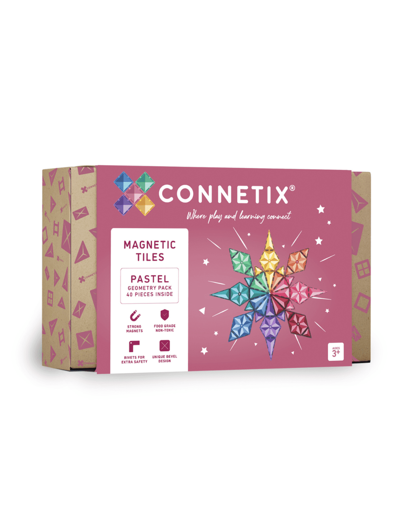 CONNETIX Pastel Geometry Pack 40pcs