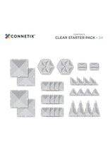 CONNETIX Clear Starter Pack 34pcs
