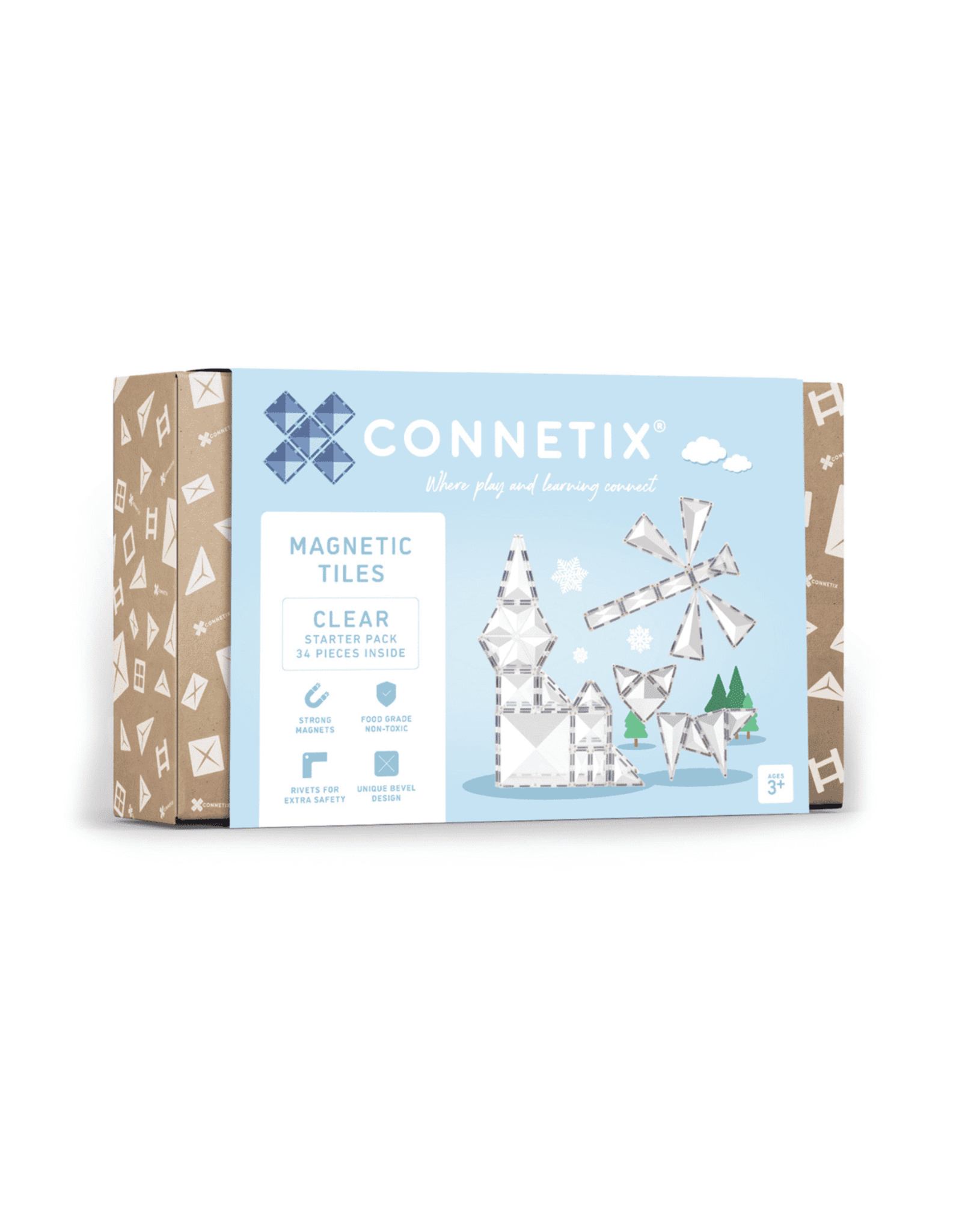 CONNETIX Clear Starter Pack 34pcs