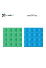 CONNETIX Rainbow Blue & Green Base Plate 2 Pack