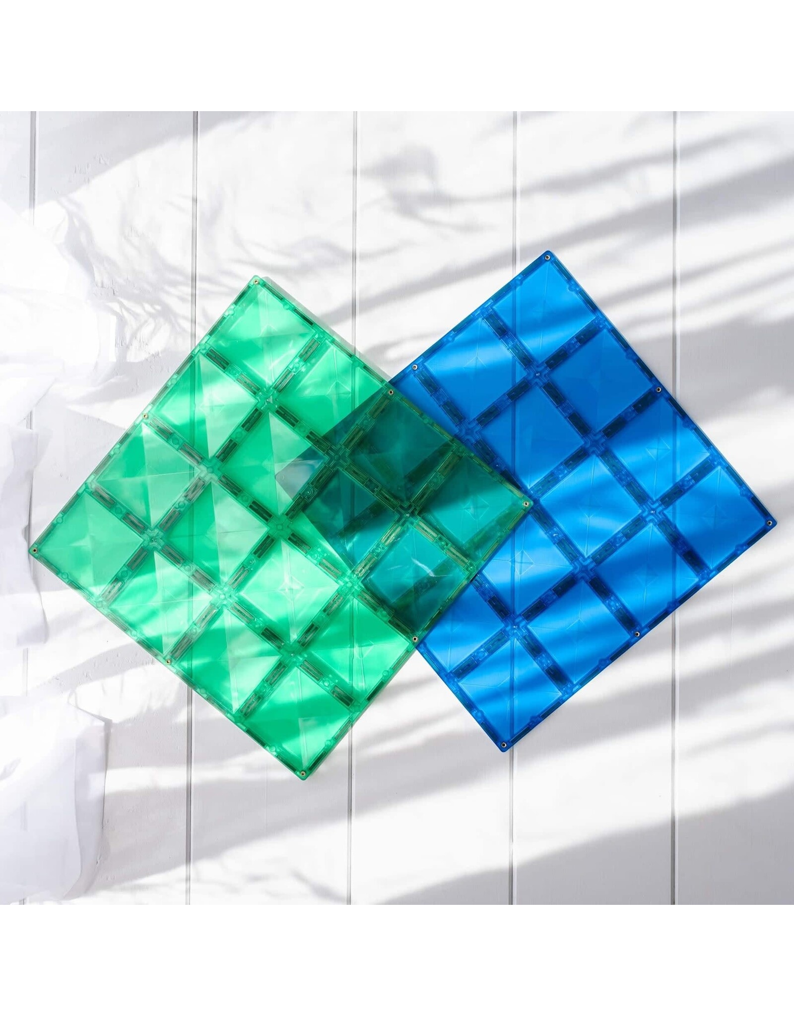 CONNETIX Rainbow Blue & Green Base Plate 2 Pack
