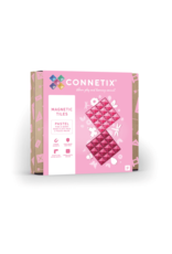 CONNETIX Pastel Pink & Berry Base Plate 2 Pack