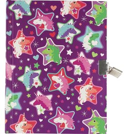 Glitter Locking Diary: Unicorn