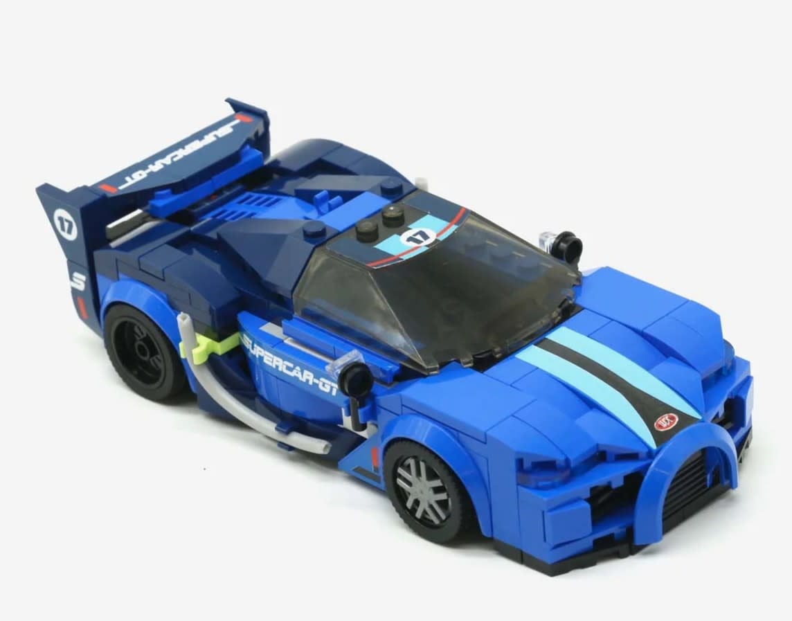 Wise Block RC Supercar GT Blue - Wit & Whimsy Toys