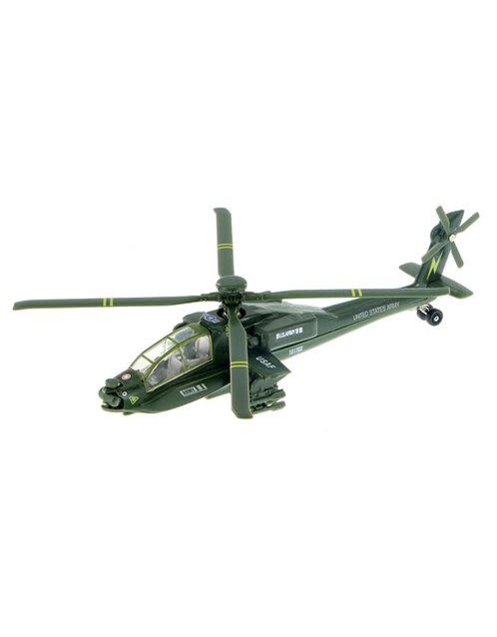 Pull Back Apache Helicopter