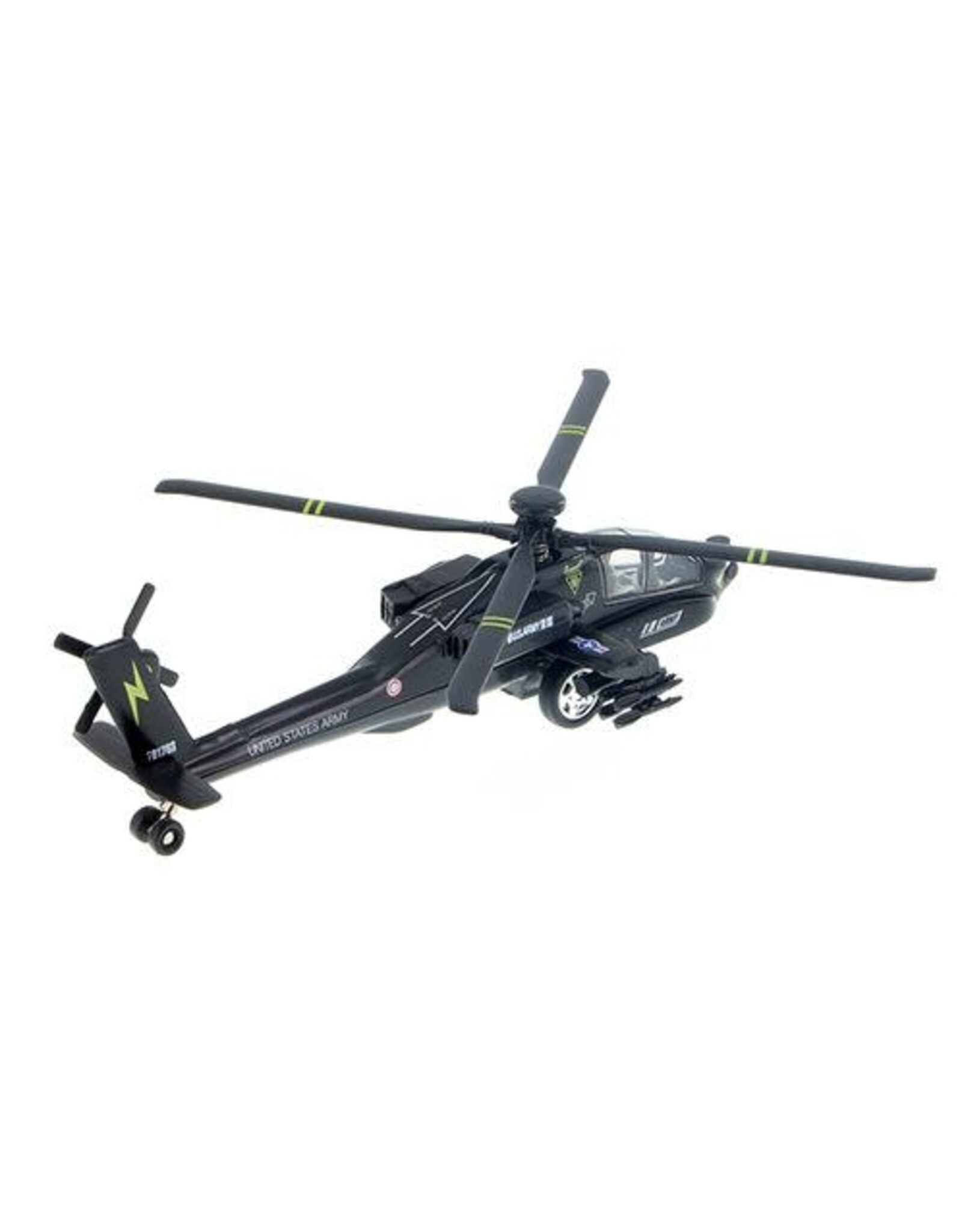 Pull Back Apache Helicopter
