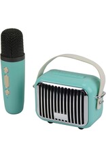 Pocket Karaoke Speaker & Mic Combo - Teal