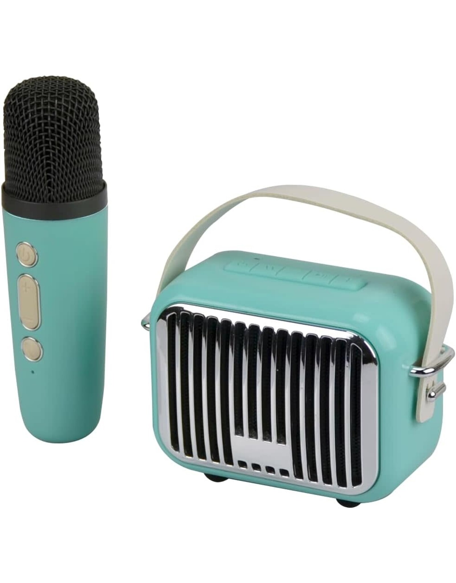 Pocket Karaoke Speaker & Mic Combo - Teal