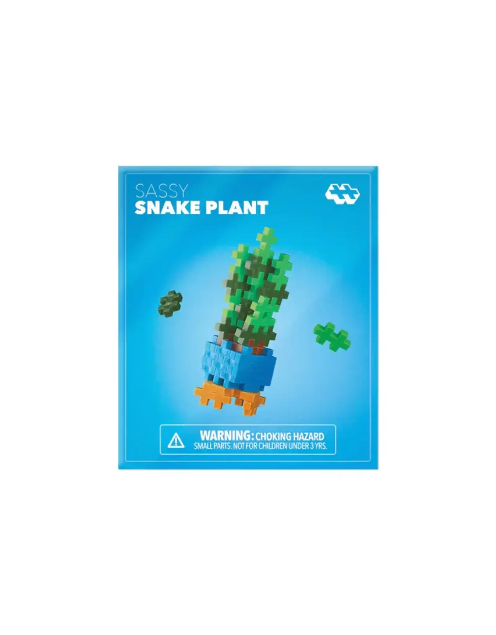 Plus Plus Plant Packet Sassy Snake Plant