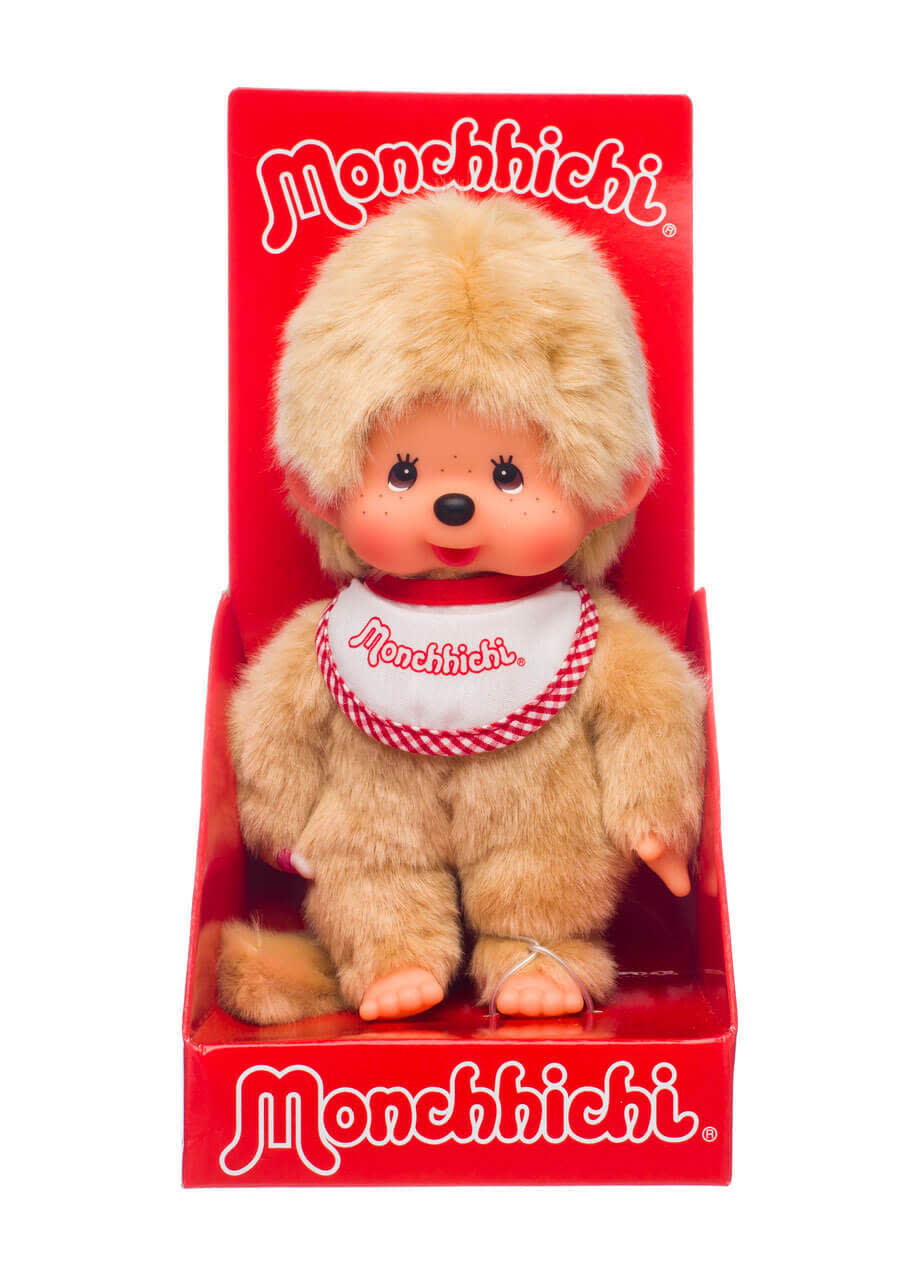 Monchhichi Beige Boy - Wit & Whimsy Toys