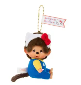 Monchhichi x Hello Kitty - Monchhichi Keychain