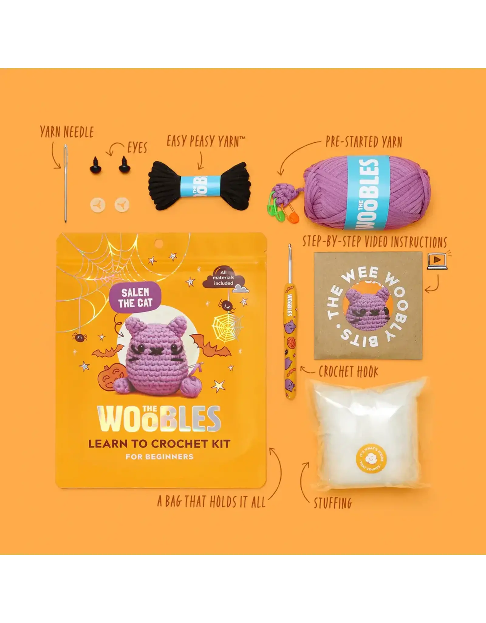 Woobles Salem the Halloween Cat