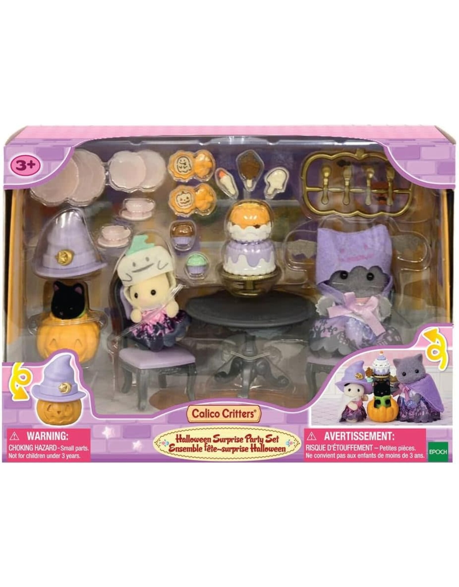 Calico Critters Halloween Surprise Party Set