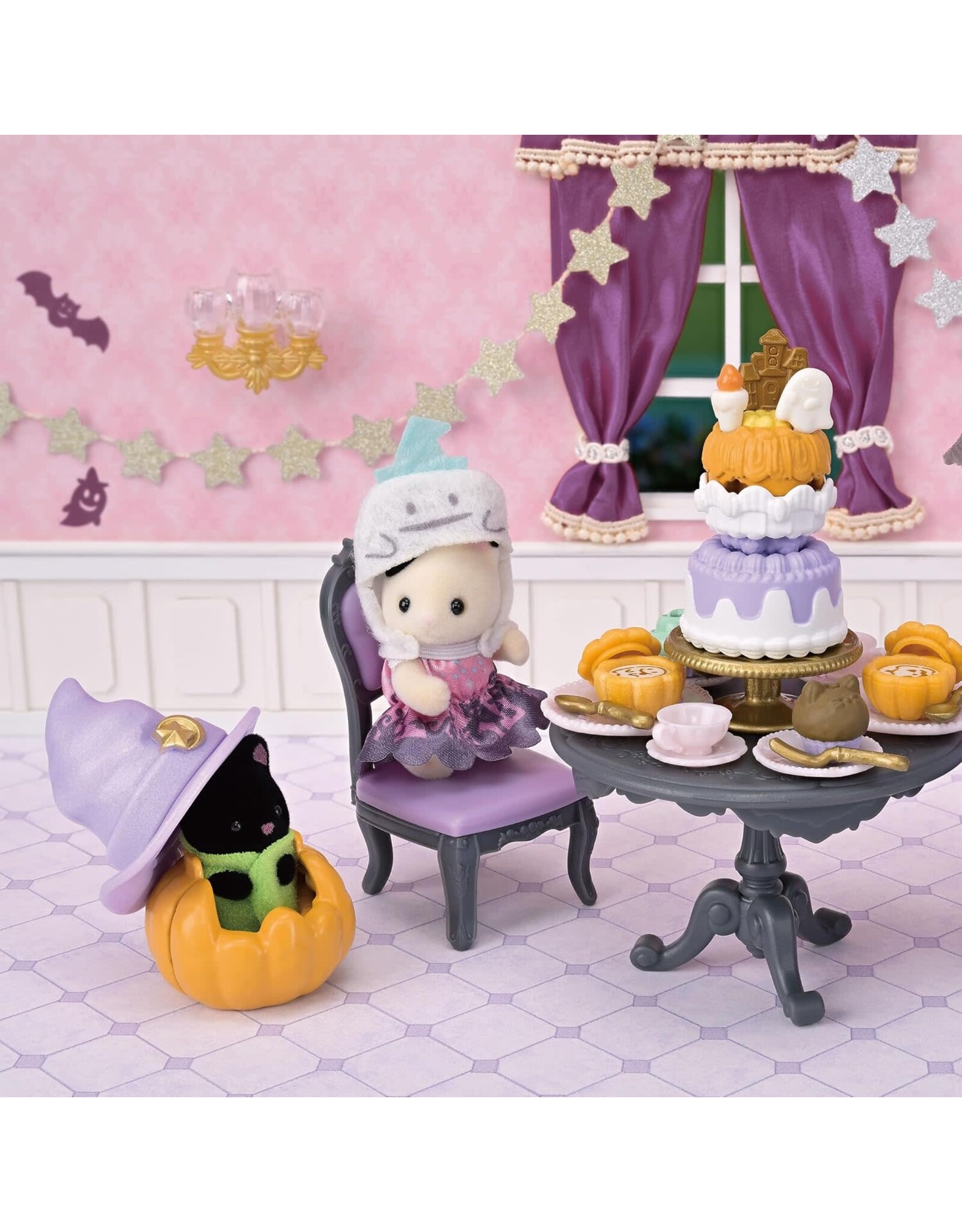 Calico Critters Halloween Surprise Party Set