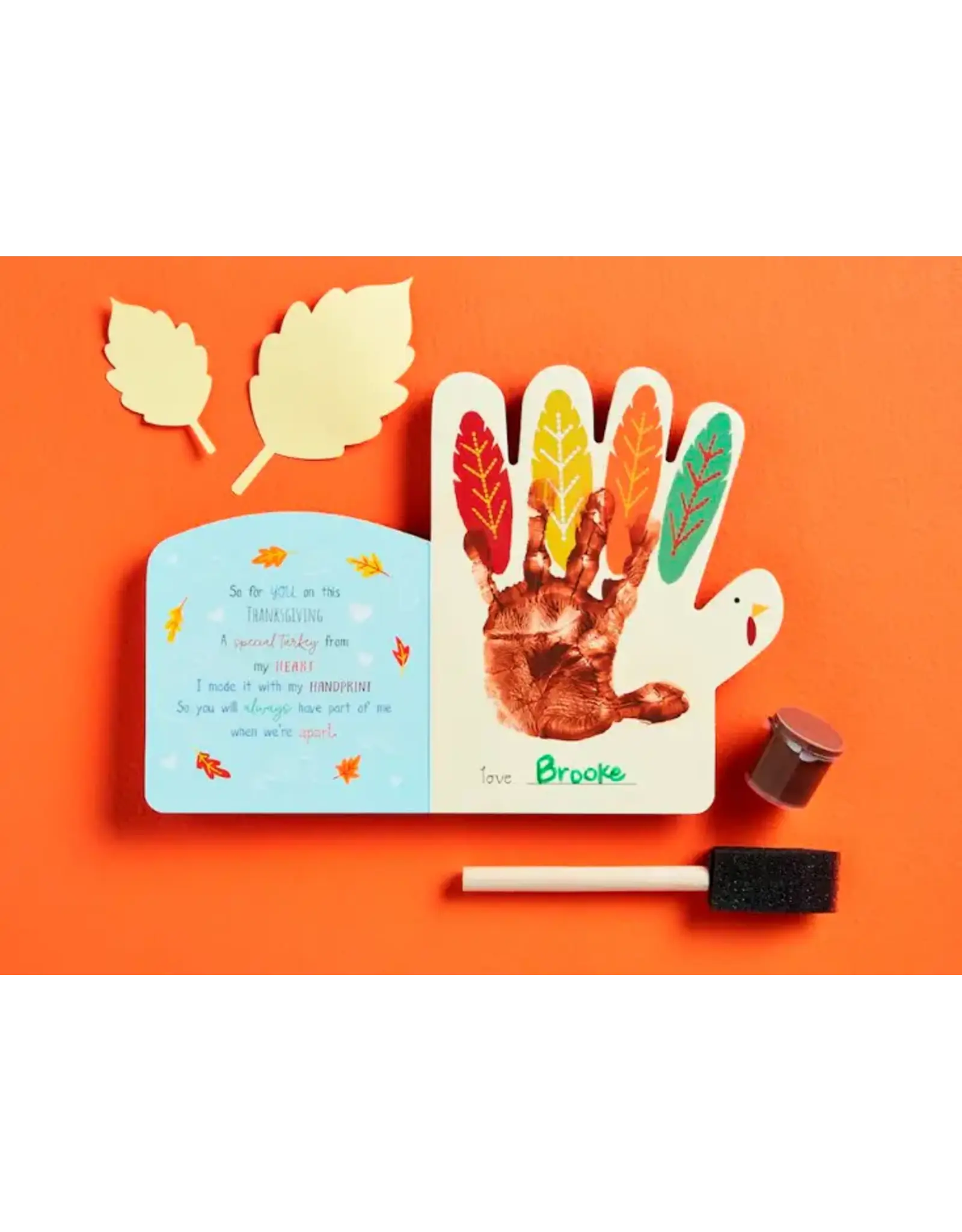 Thankful For Grandma Handprint Book