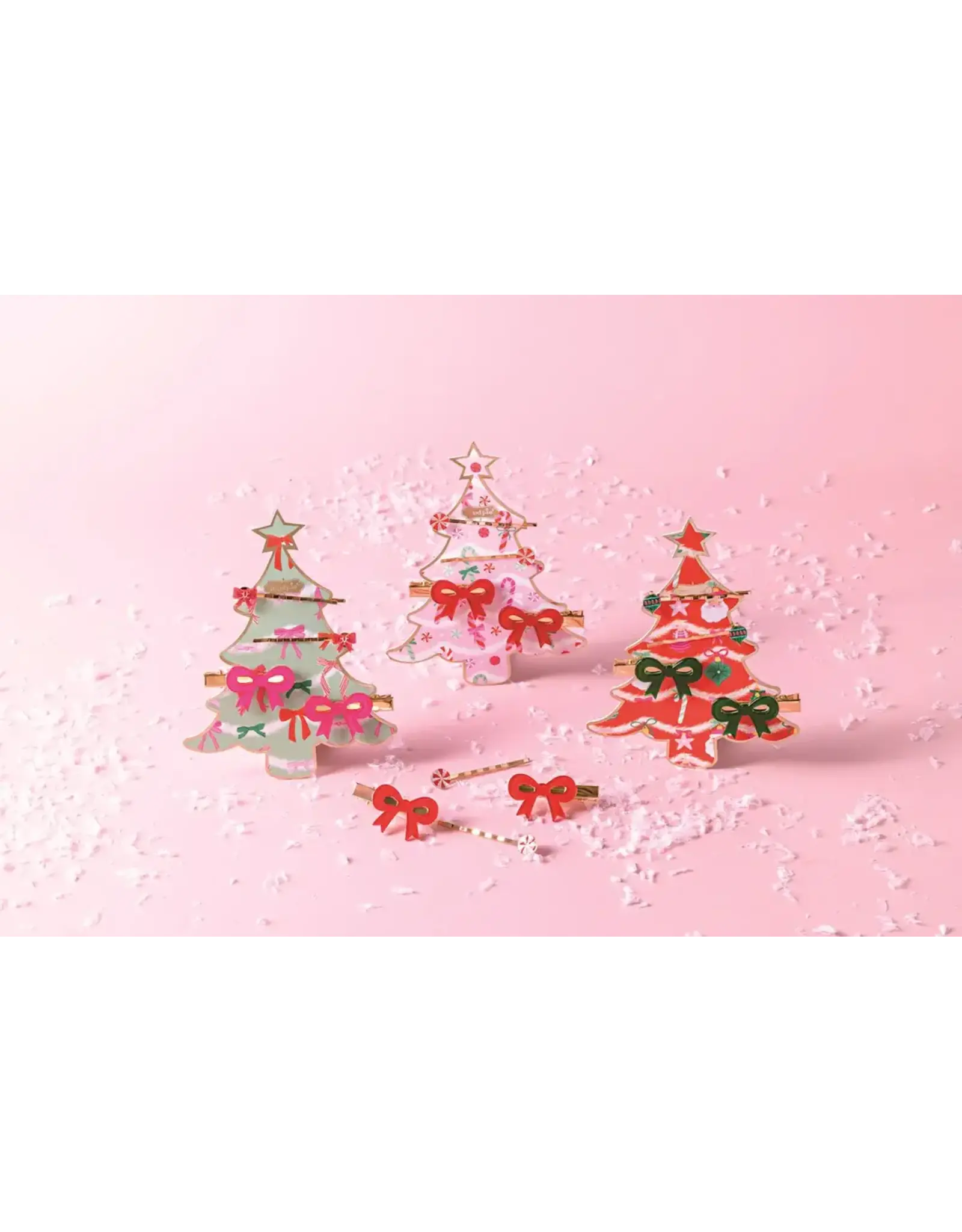 Holiday Bow Hair Clip Sets