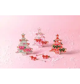 Holiday Bow Hair Clip Sets