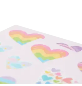 Stickiville Rainbow Hearts Stickers