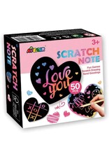 Scratch Note Hearts