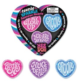 NeeDoh Teenie Sparkle Squeeze Hearts