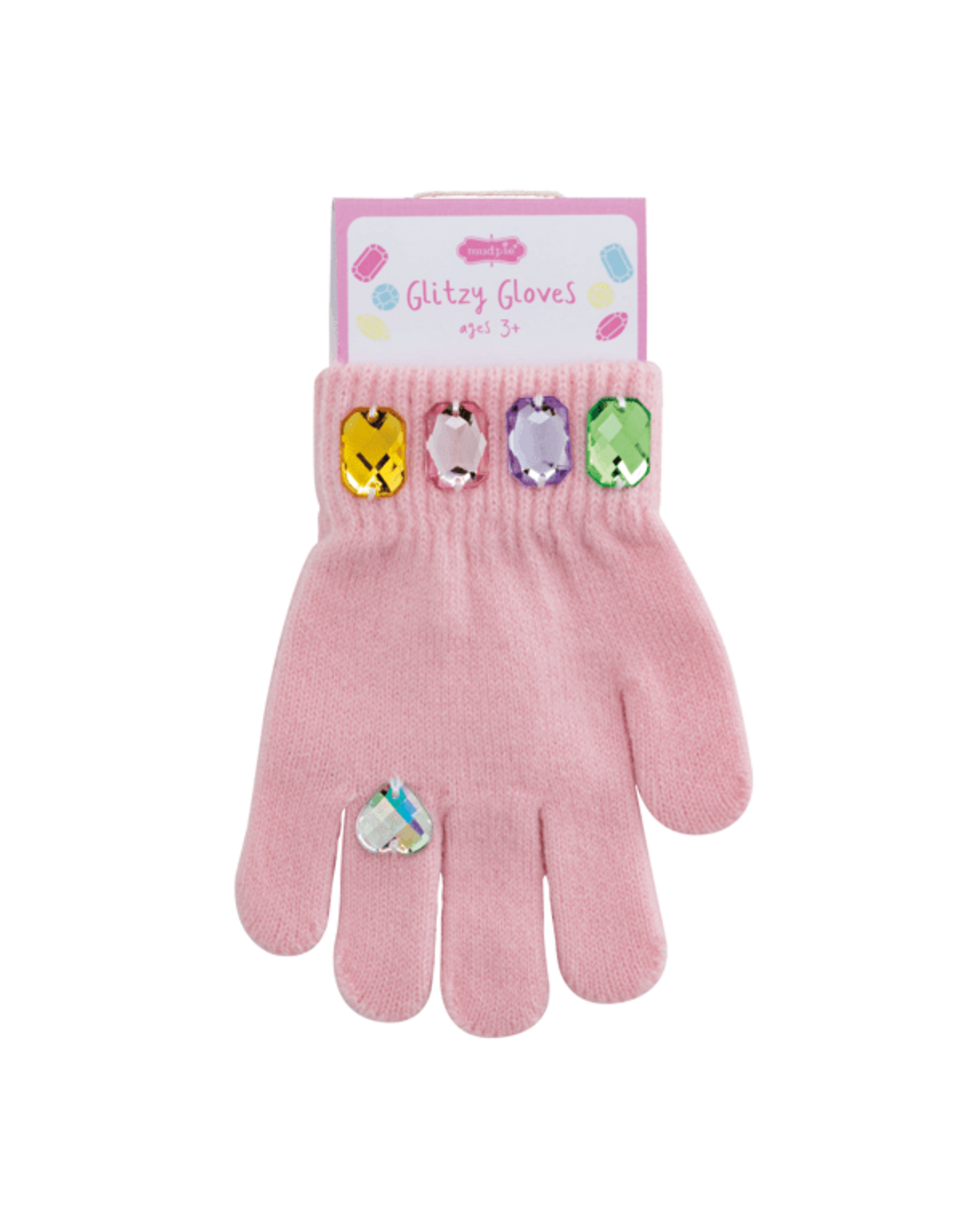 Glitzy Gloves Pink