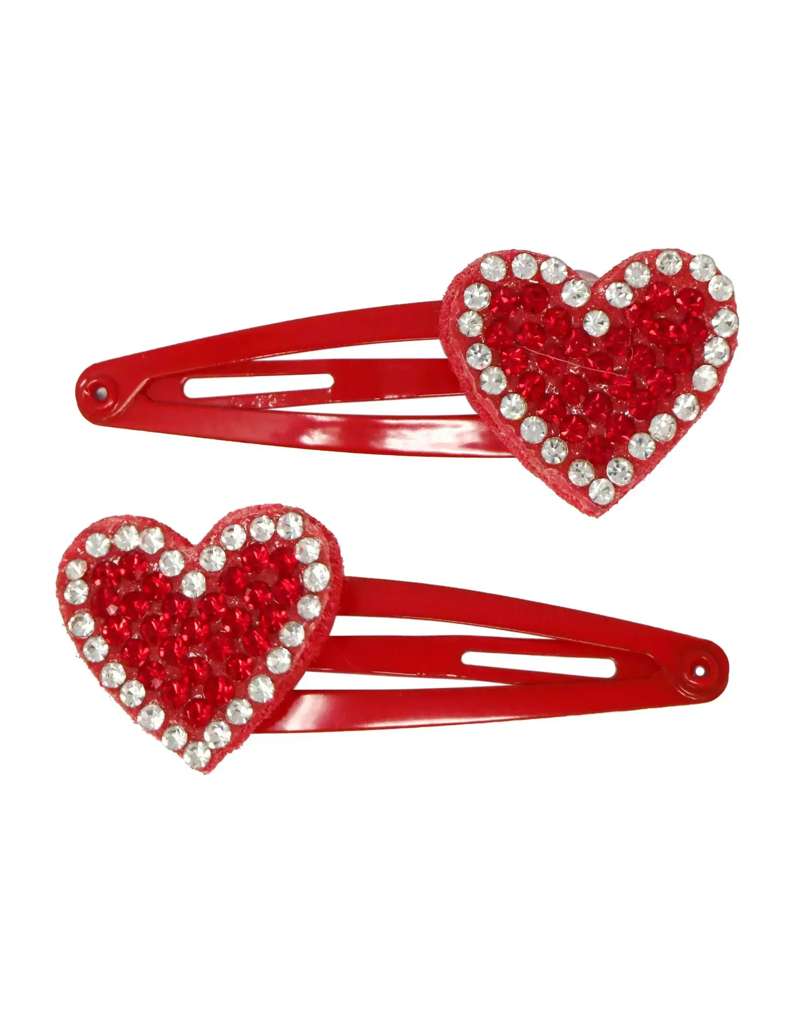 Twinkling Heart Snap Hair Clips