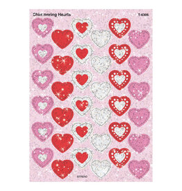 Shimmering Hearts Stickers
