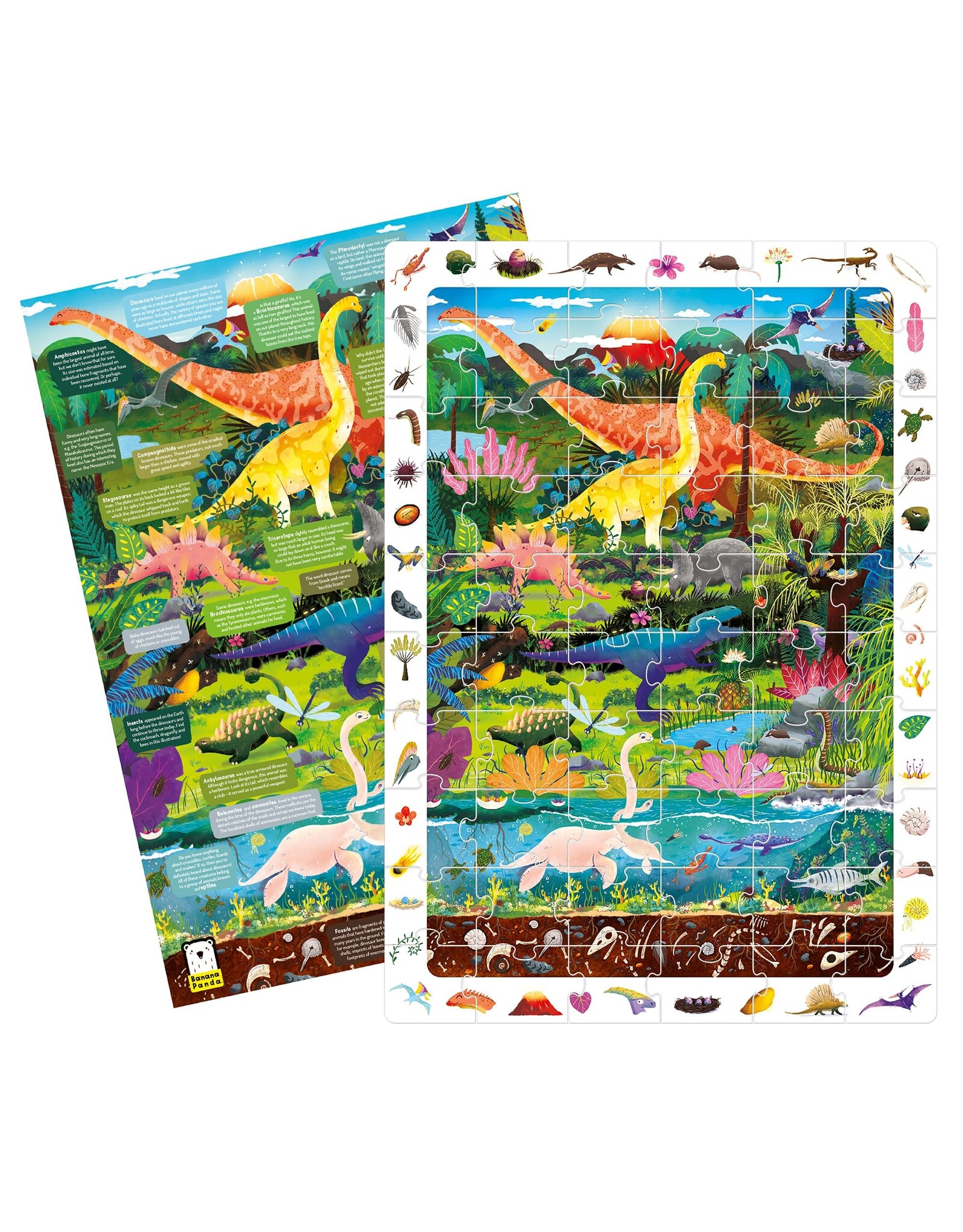 Observation Puzzle Dinosaurs 60pcs