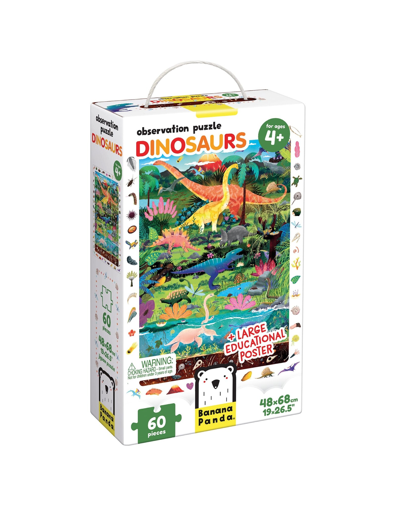 Observation Puzzle Dinosaurs 60pcs