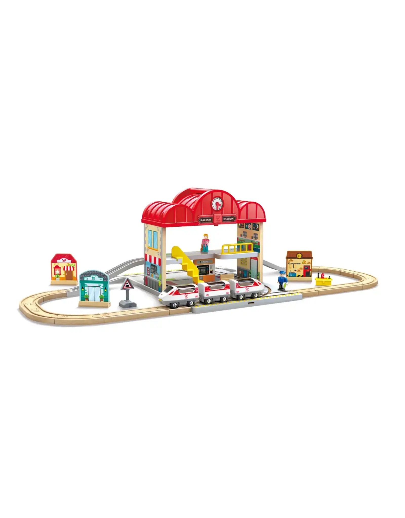 Portable Train Station Set