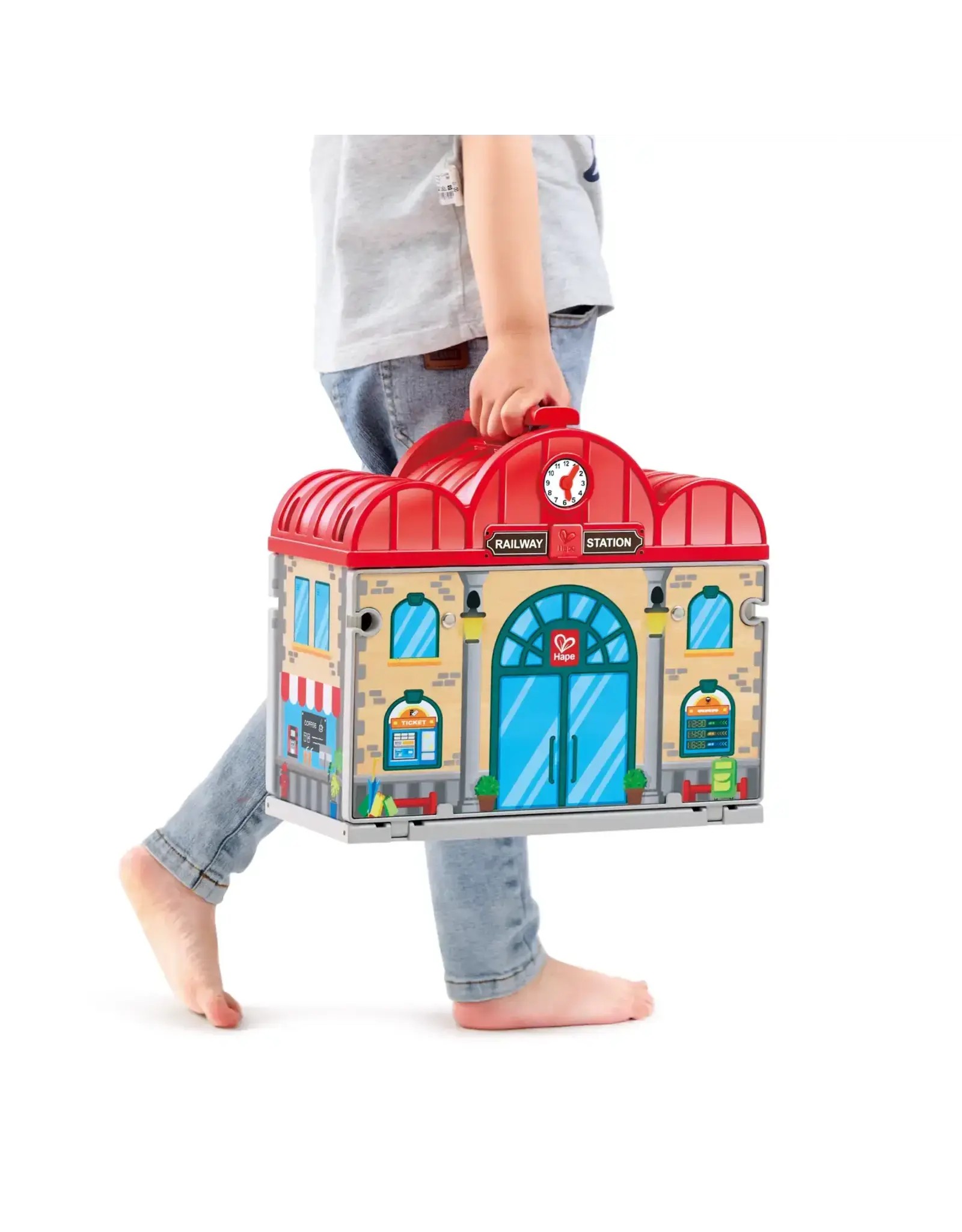 Portable Train Station Set