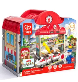 Portable Train Station Set