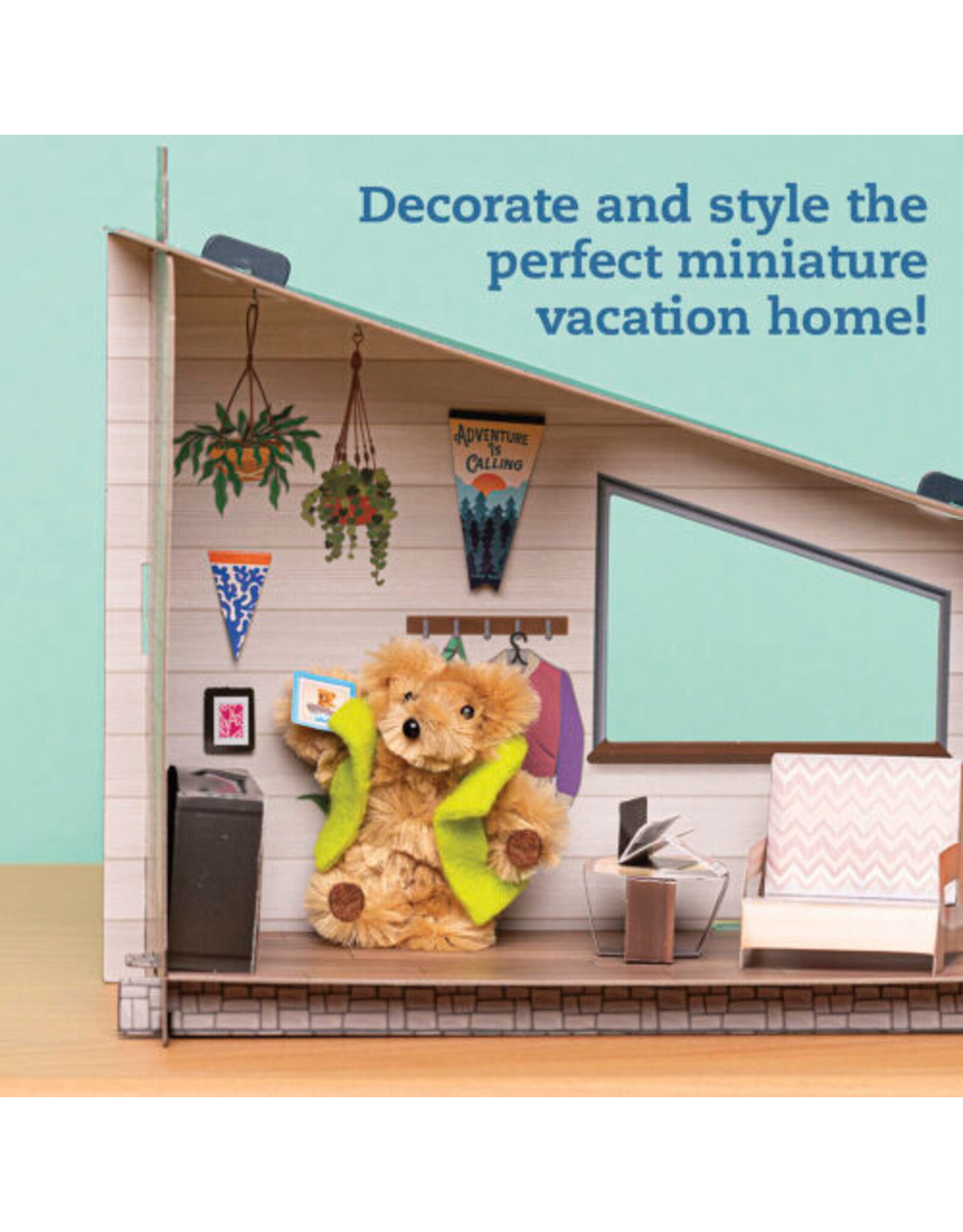 Klutz DIY Miniature Cozy Bear Cabin