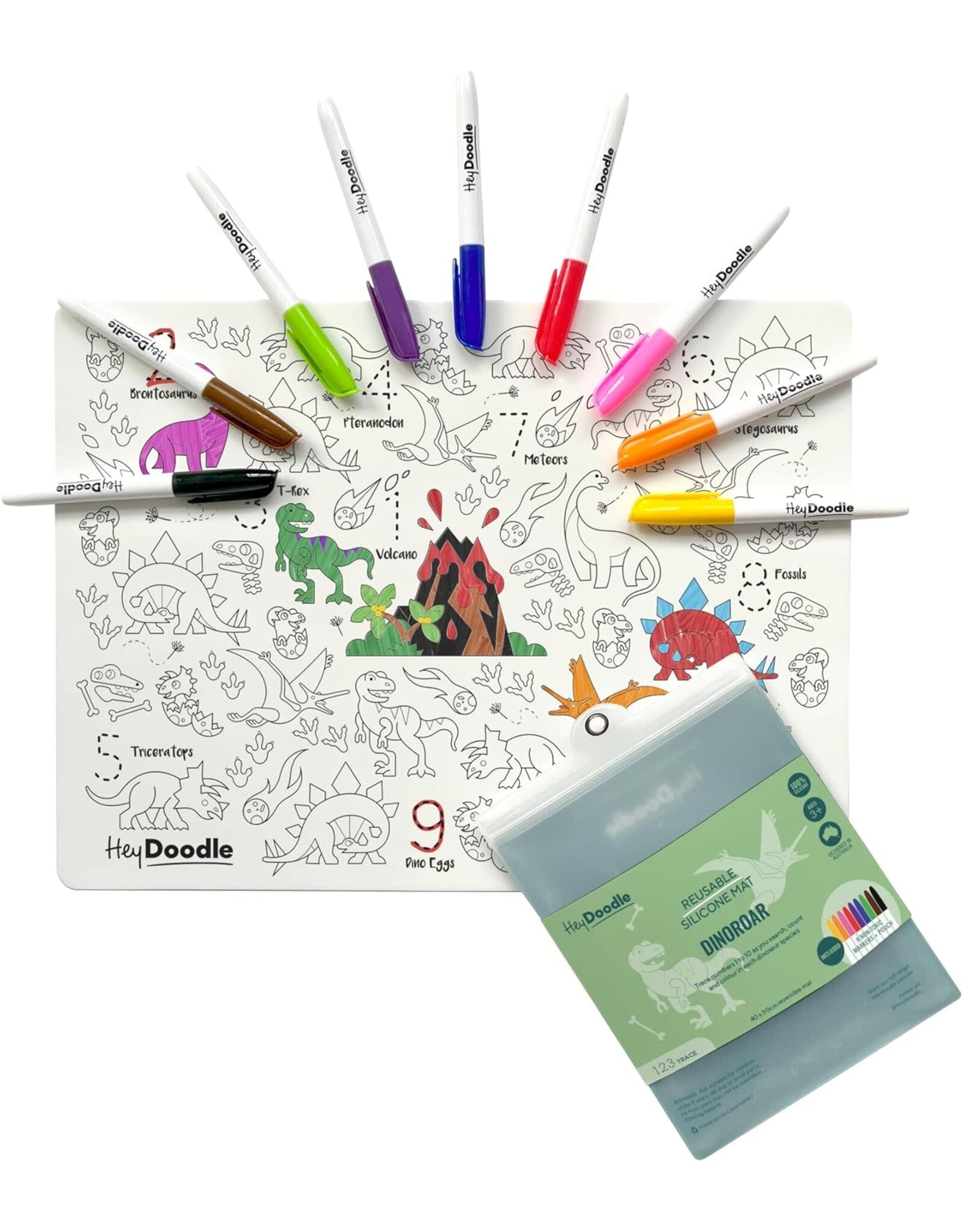 Silicone Activity Mat Dino Roar