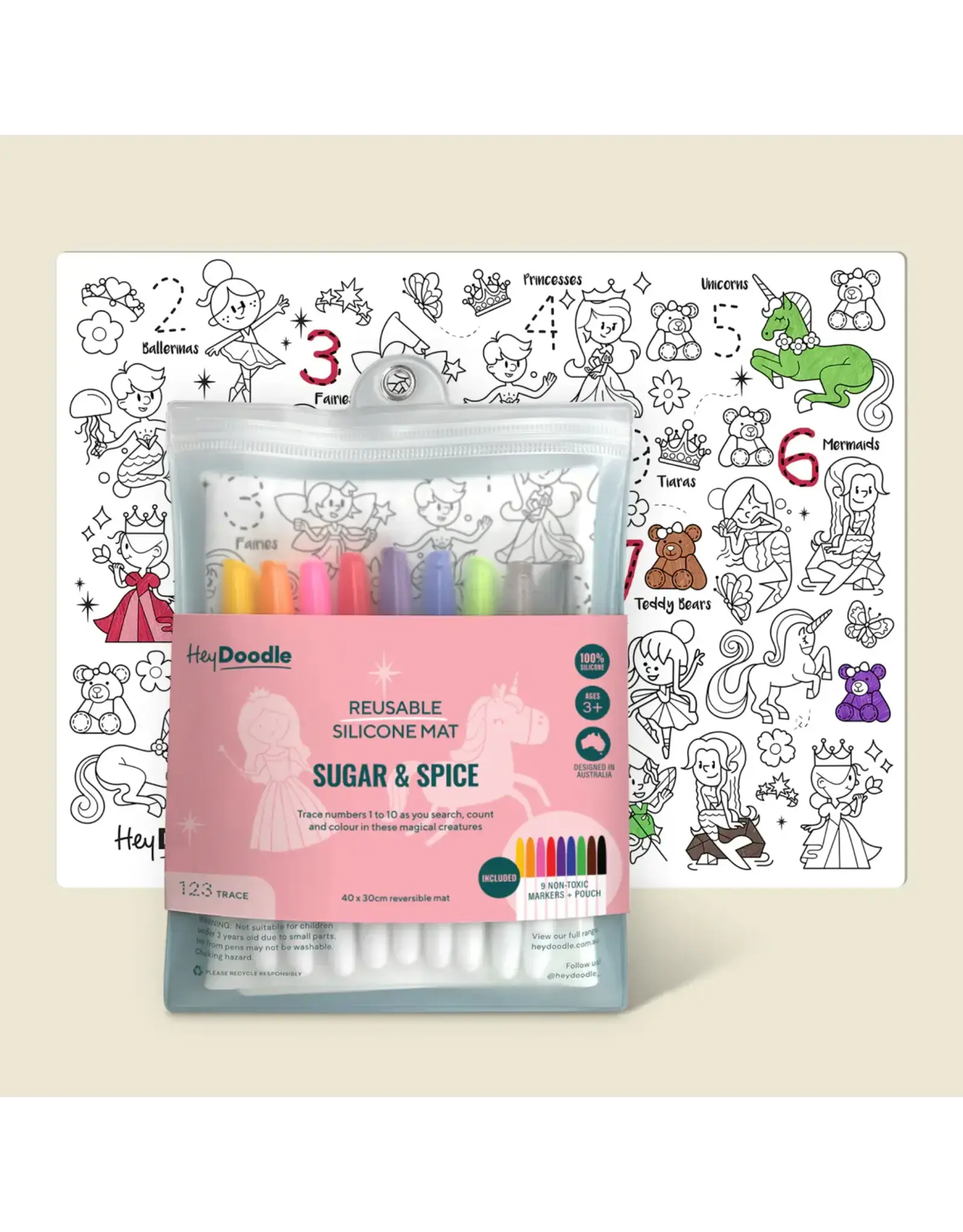 Silicone Activity Mat Sugar and Spice
