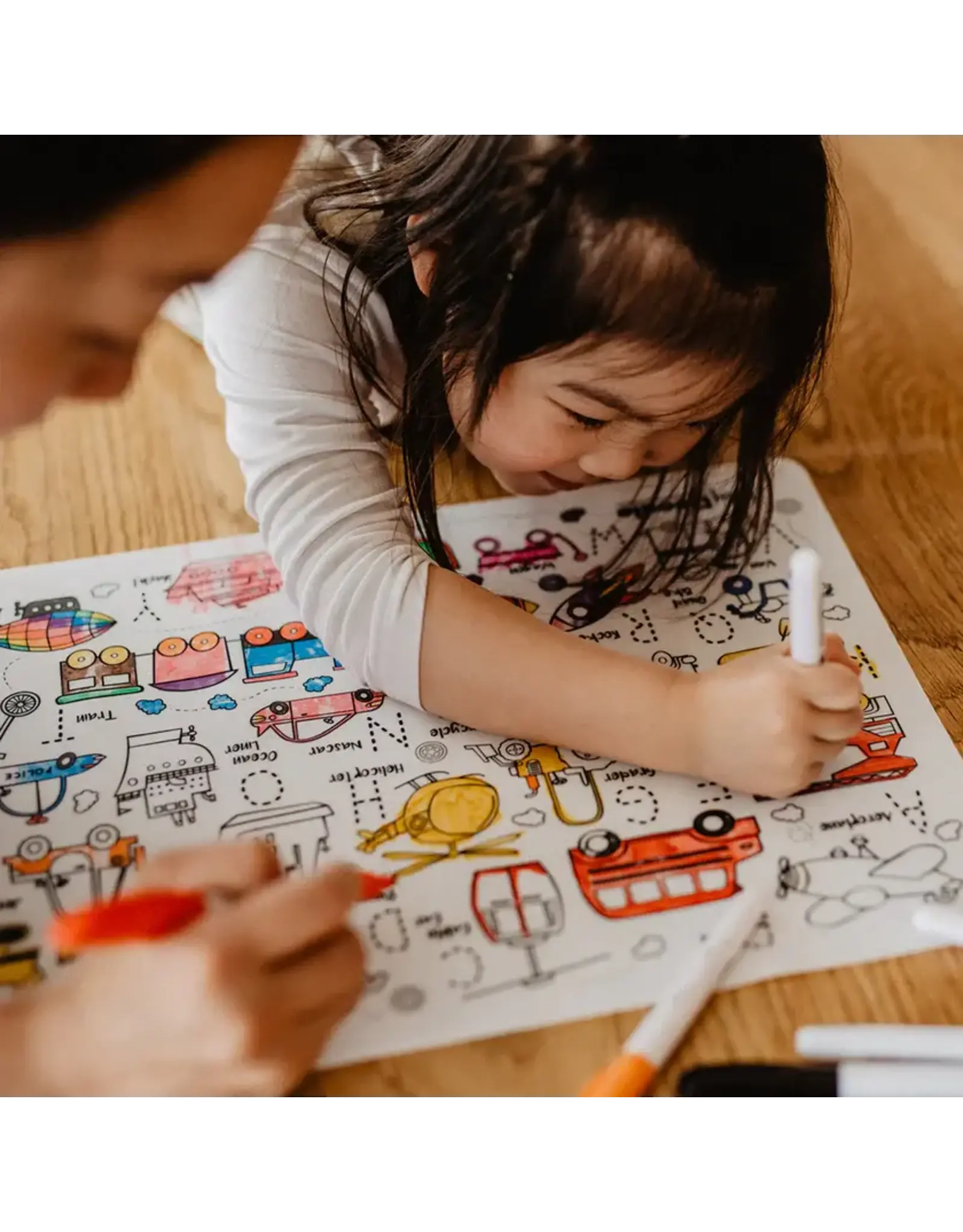 Silicone Activity Mat Toot Toot Honk