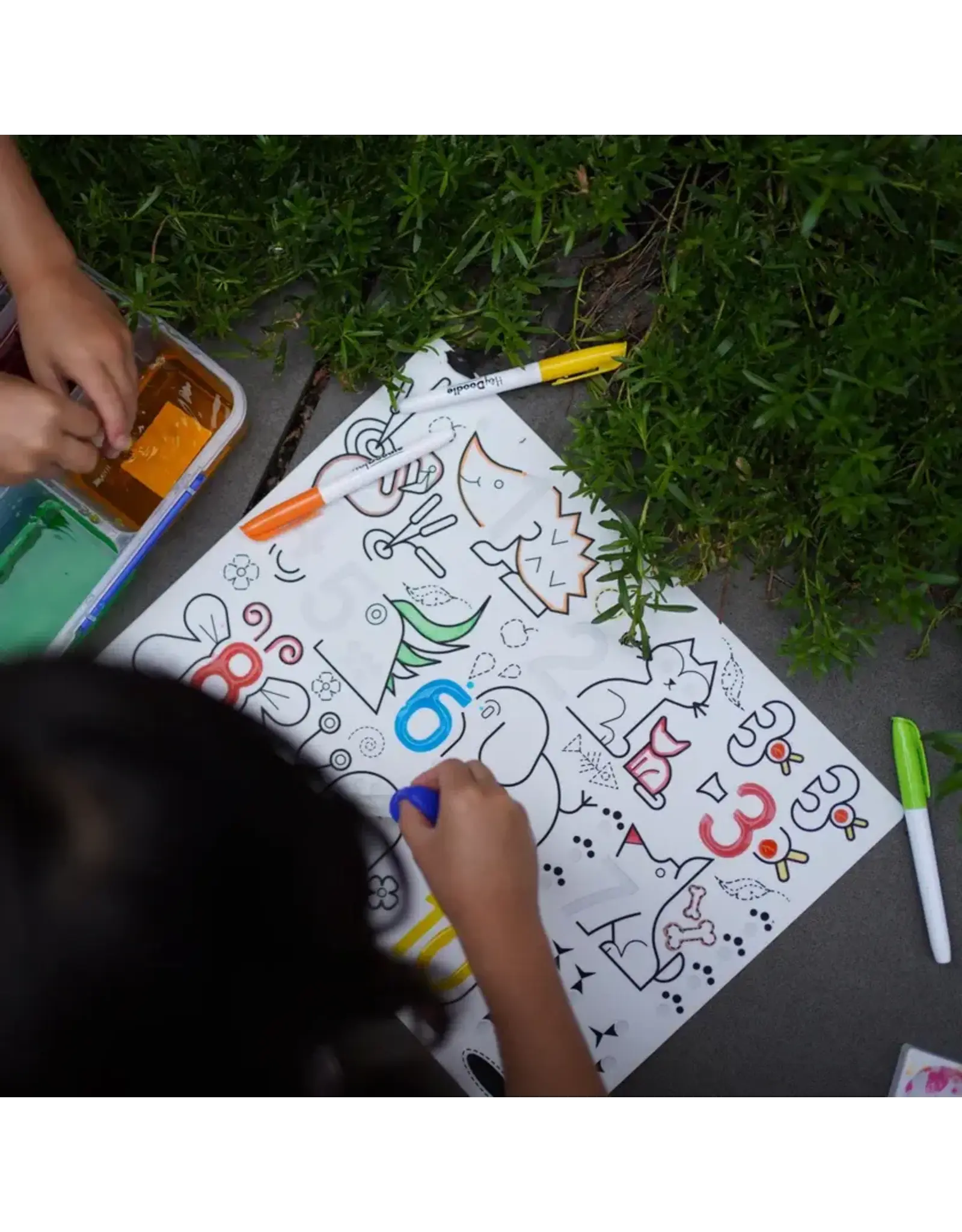 Silicone Sensory Mat Wild Digits