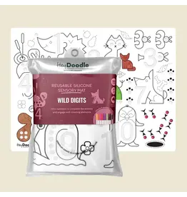 Silicone Sensory Mat Wild Digits