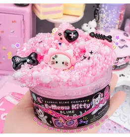 E-Meow Kitty Clear Foam Slime