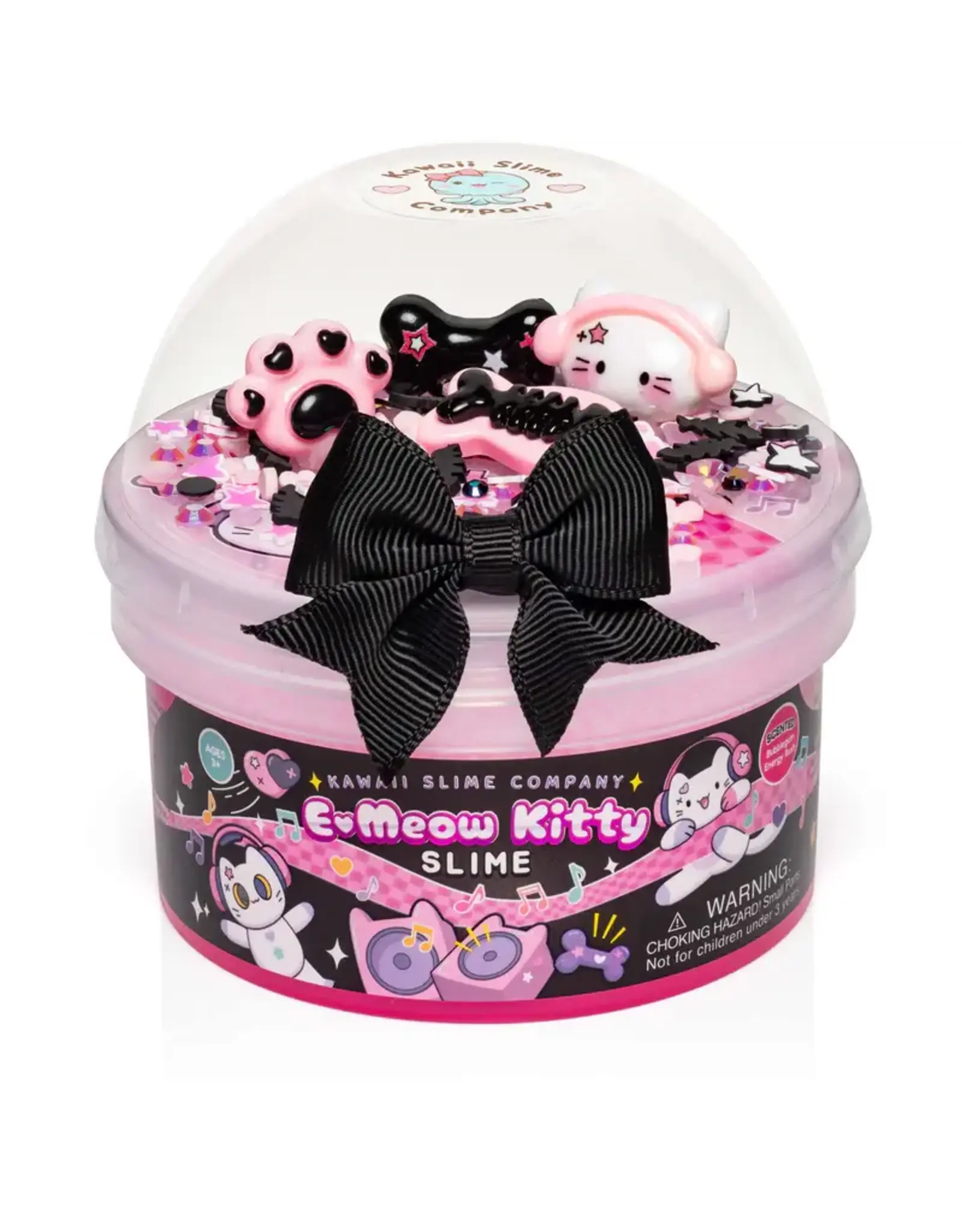 E-Meow Kitty Clear Foam Slime