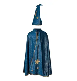 Starry Night Wizard Cape & Hat (7- 8)