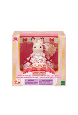 Calico Critters Freya's Birthday Celebration Strawberry Cake Dress