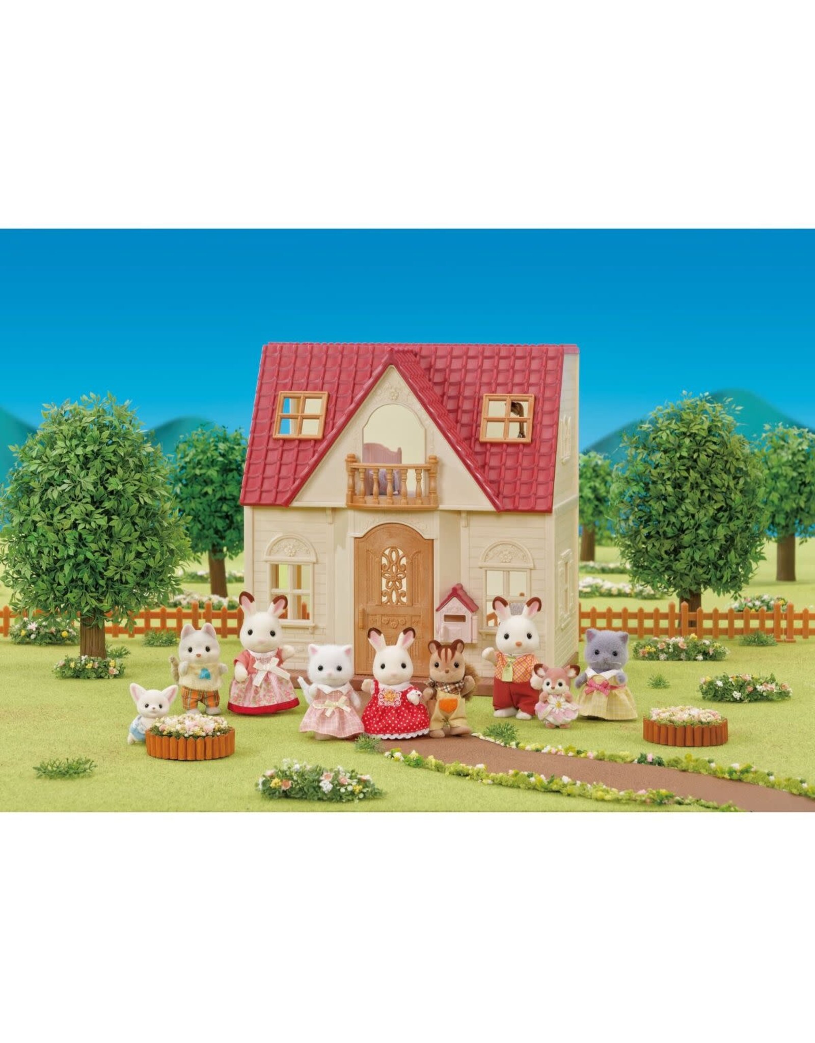Calico Critters Red Roof Cozy Cottage Starter Home